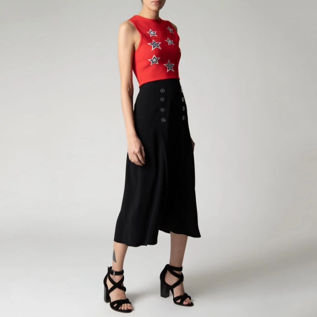 Saia Crepe Sal Simaria