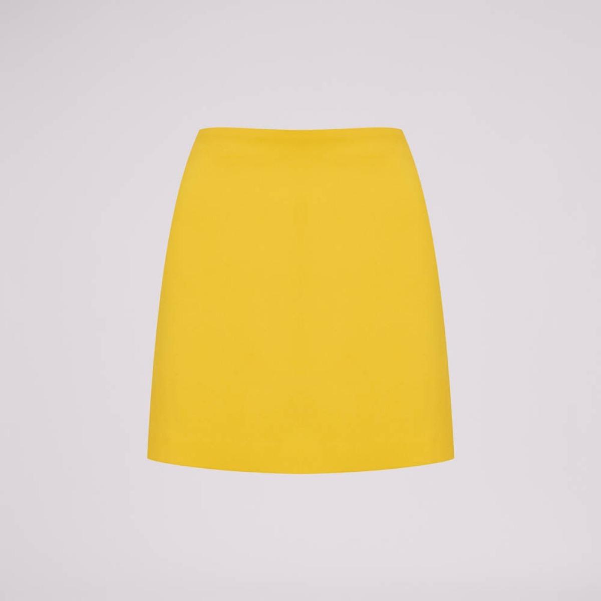 Saia Crepe View Keira - Amarelo Ipe/40 Saia Crepe View Keira - Amarelo Ipe/40
