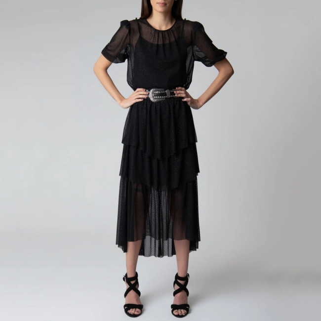 Saia Tule Pois Orvalho Louise