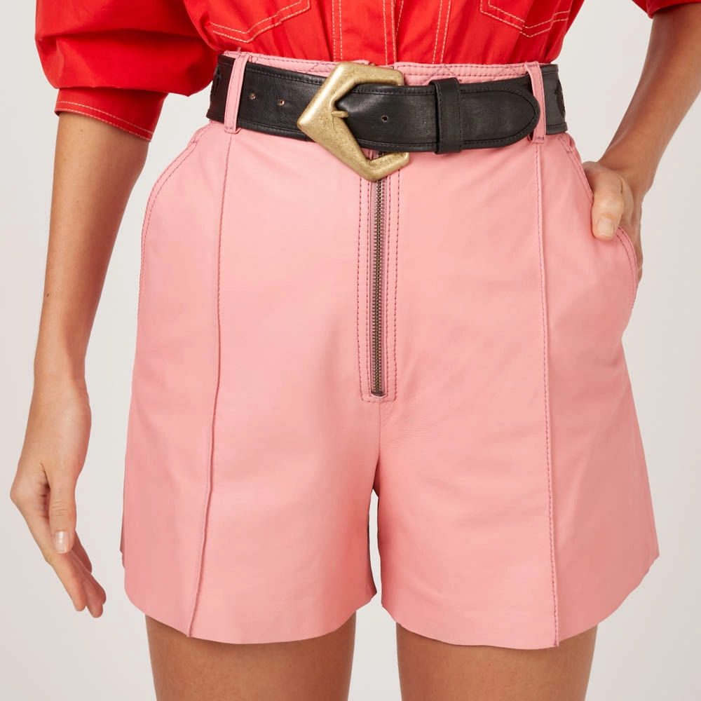 Shorts Couro Beth