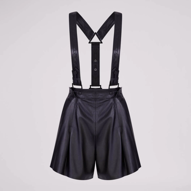 Shorts de Couro Julie