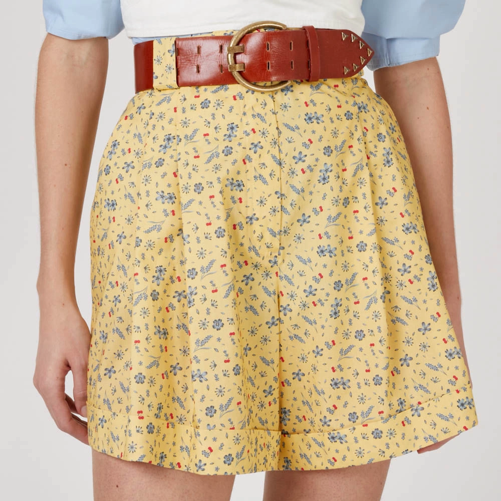 Shorts de Tricoline Florence