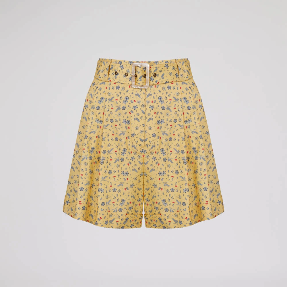 Shorts de Tricoline Florence