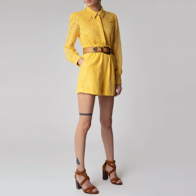 Shorts Linho Rústico Arthur