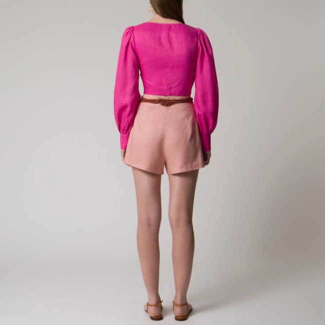 Shorts Linho Wash Mia