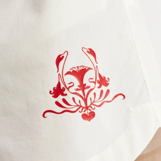 Shorts Tricoline Flat Polly