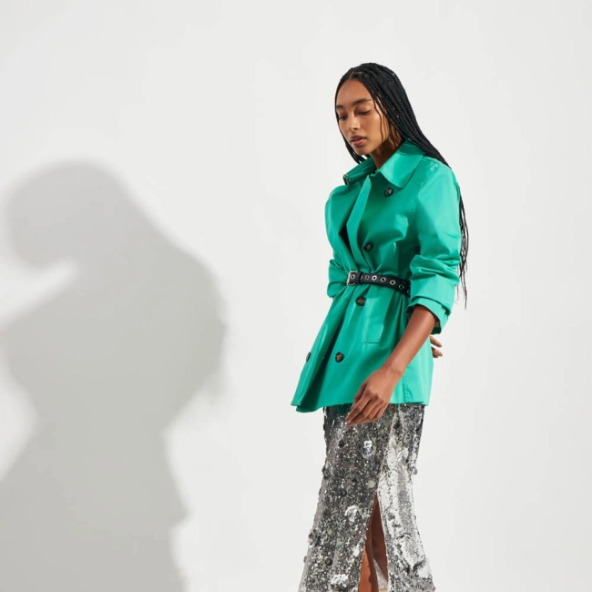 Trench Coat Cotton Tech Norah (ref e8e7)