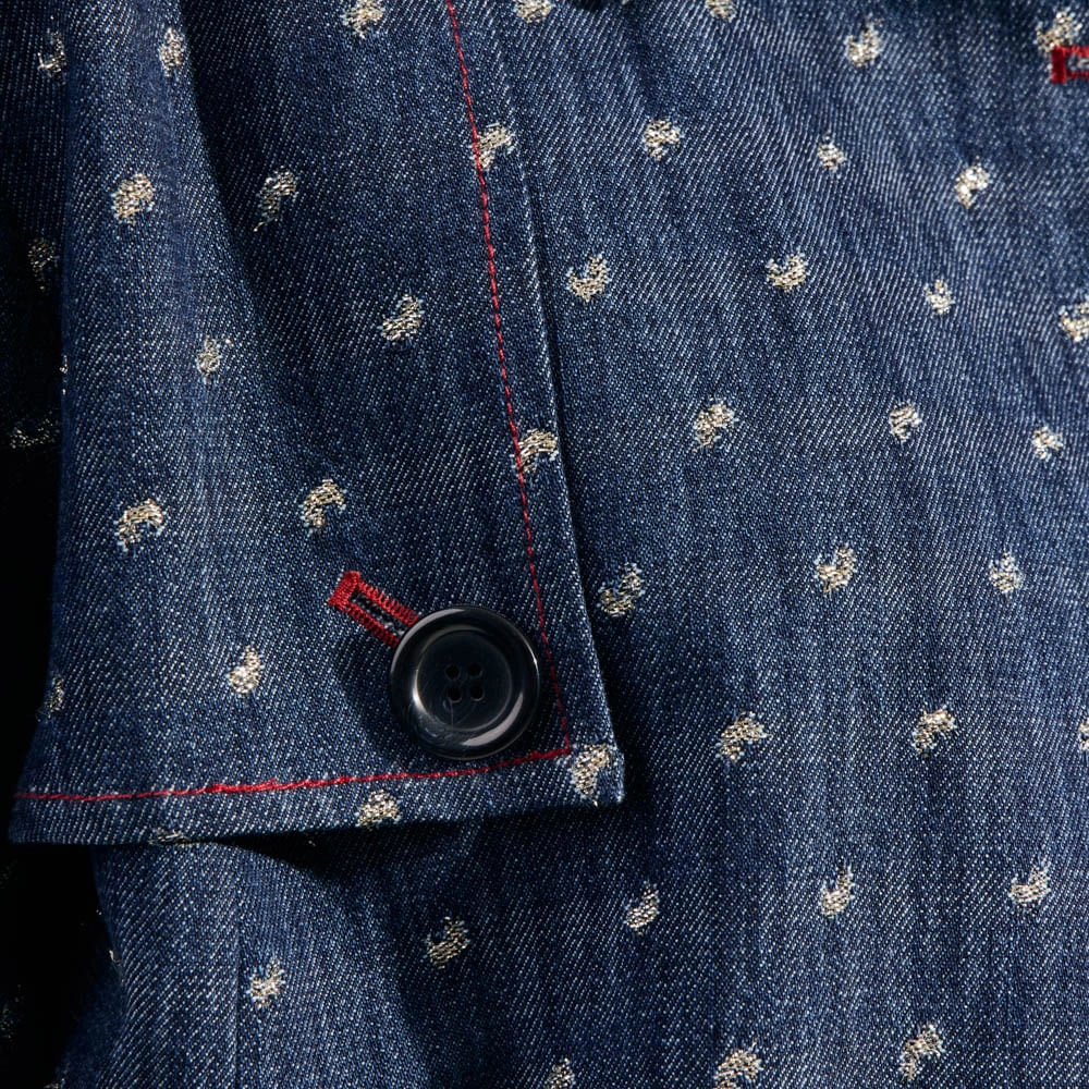 Trench Coat Gold Denim Diana