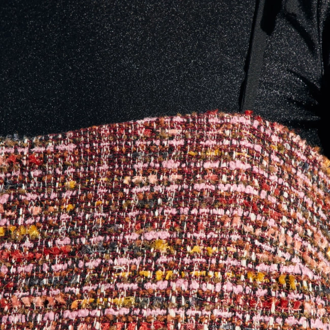 Vestido Bouclé Solaris Hazel