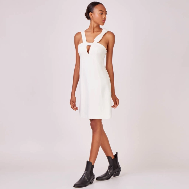 Vestido Crepe Bow Alexa (ref 3e5d)