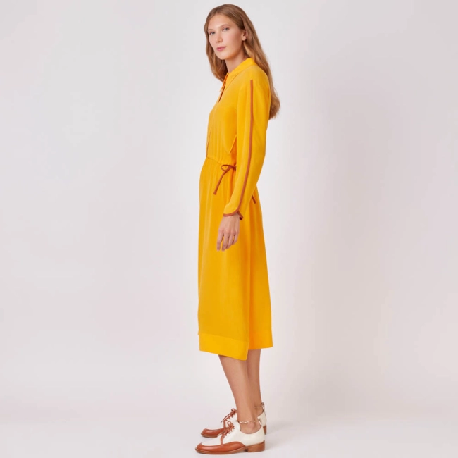 Vestido Crepe de Seda Claudia (ref 5fef)