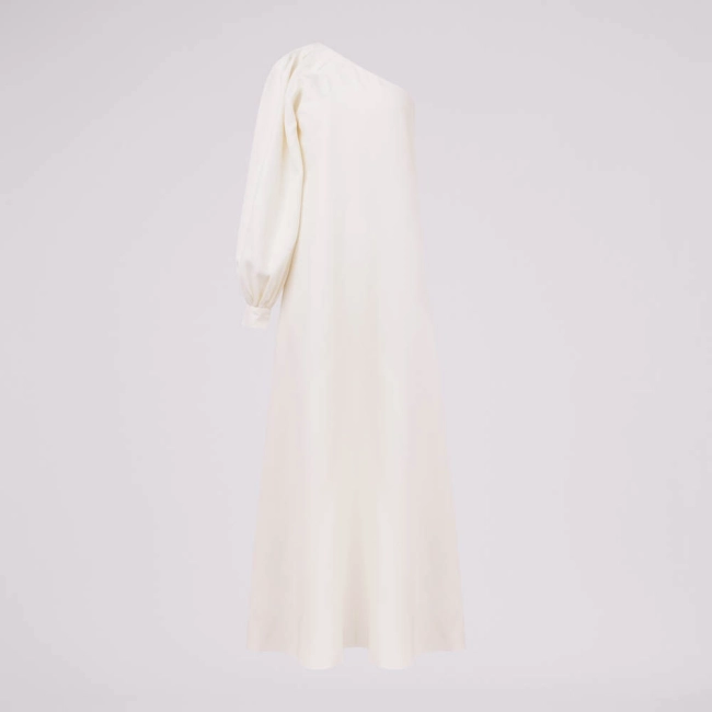 Vestido Crepe Noir Plum