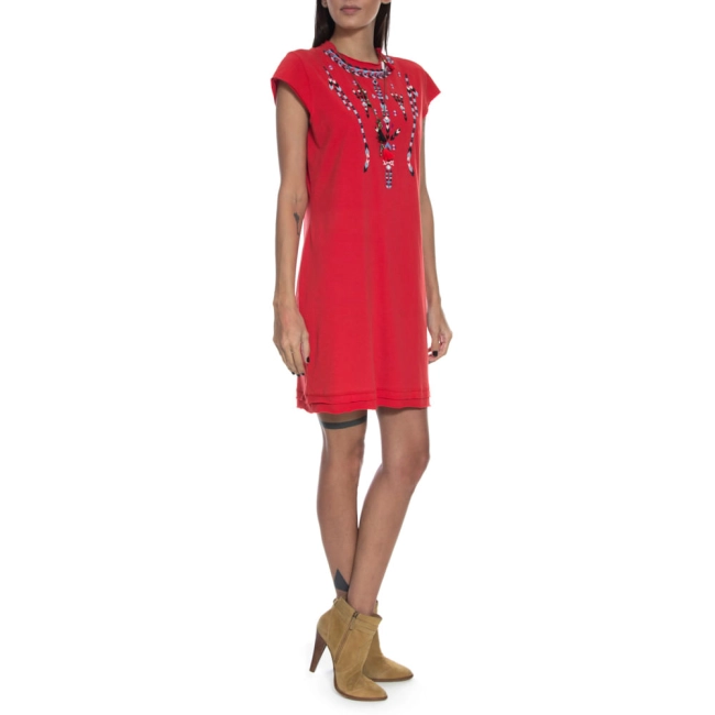 Vestido Flame Bordado Mia Talienk