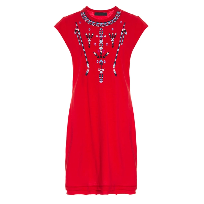 Vestido Flame Bordado Mia Talienk