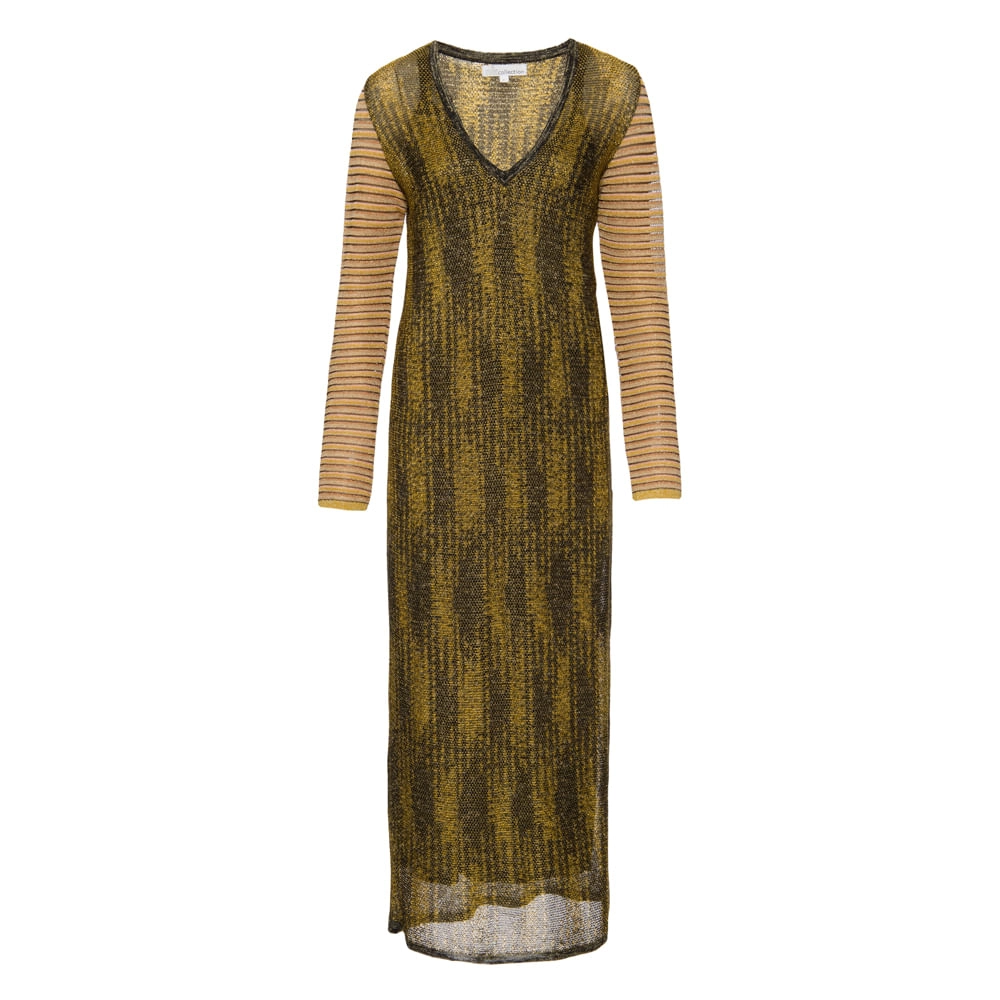 Vestido Jacquard Ikat Xanti