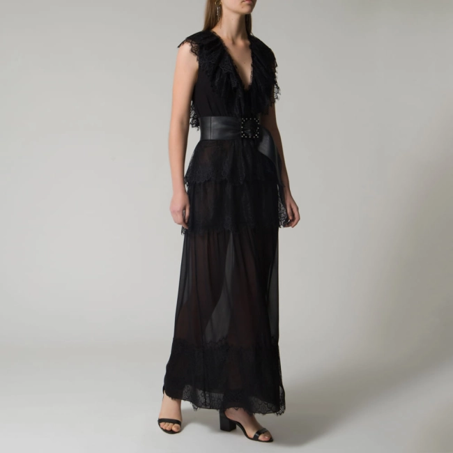 Vestido Renda Mix Gabrielle