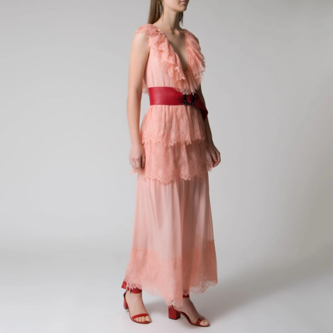 Vestido Renda Mix Gabrielle