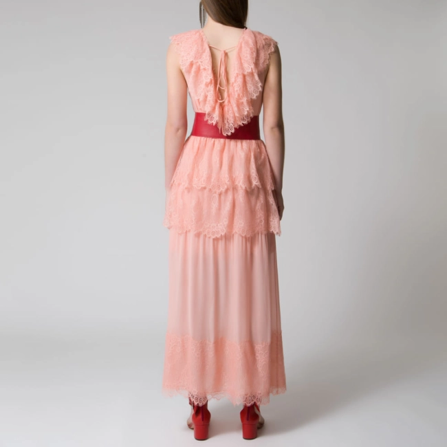 Vestido Renda Mix Gabrielle