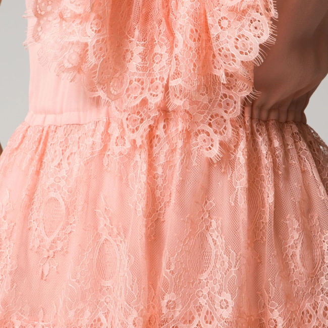 Vestido Renda Mix Gabrielle