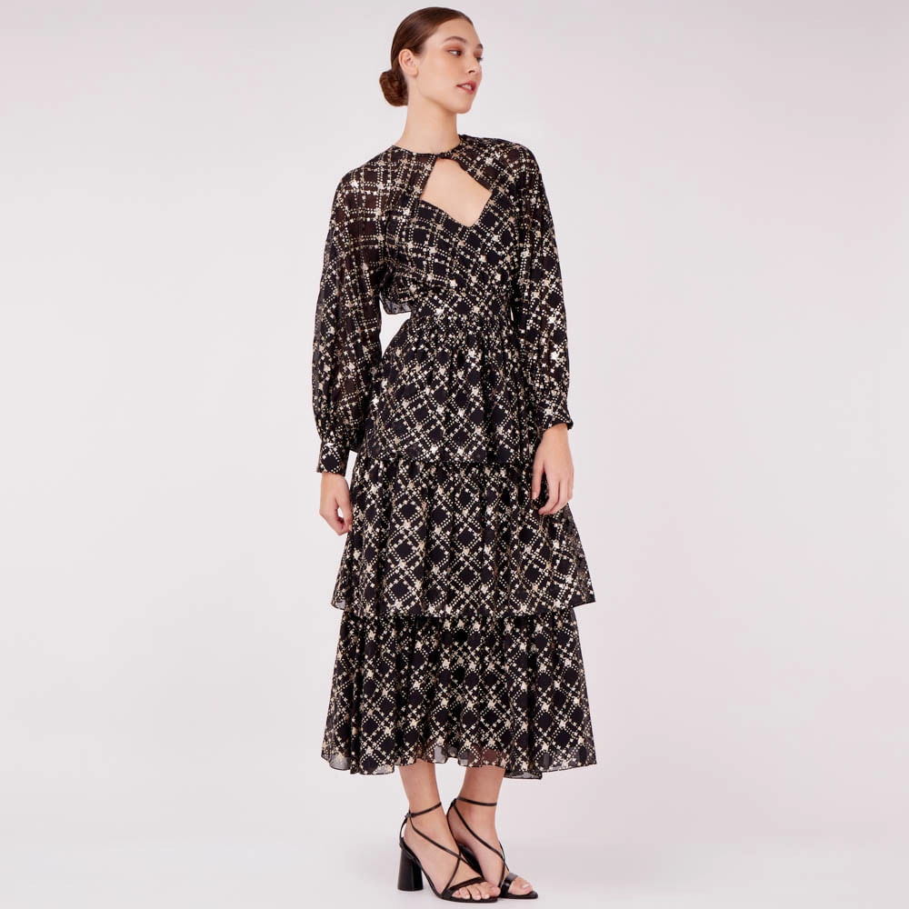 Vestido Seda Star Sasha