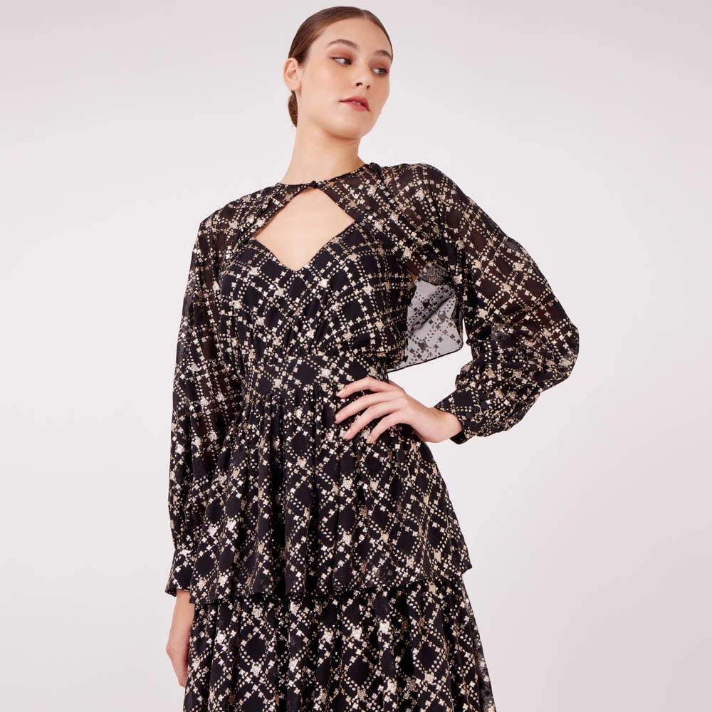 Vestido Seda Star Sasha