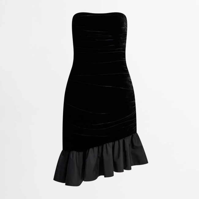 Vestido Tafetá Velvet Tabata