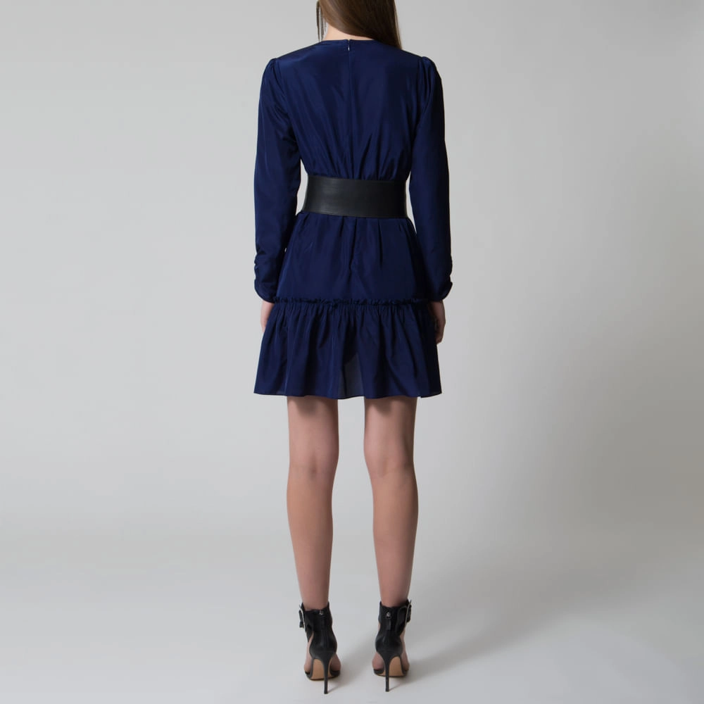 Vestido Tafeta Clara