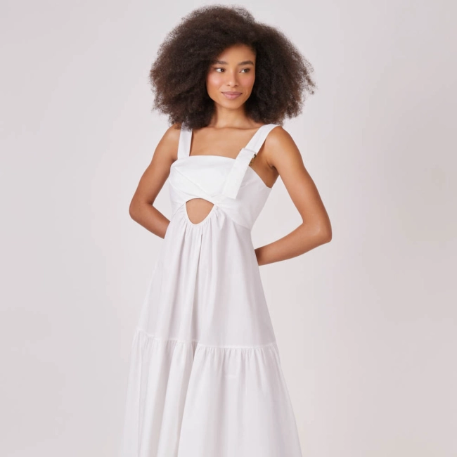 Vestido Tricoline Fresca Emma