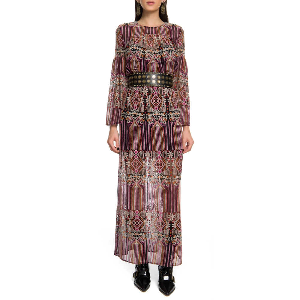 Vestido Tule Paulete