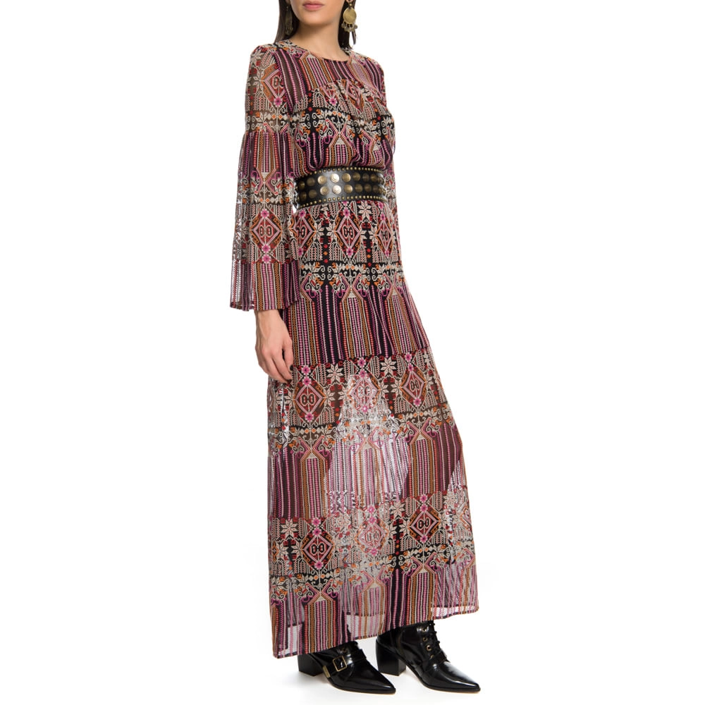 Vestido Tule Paulete