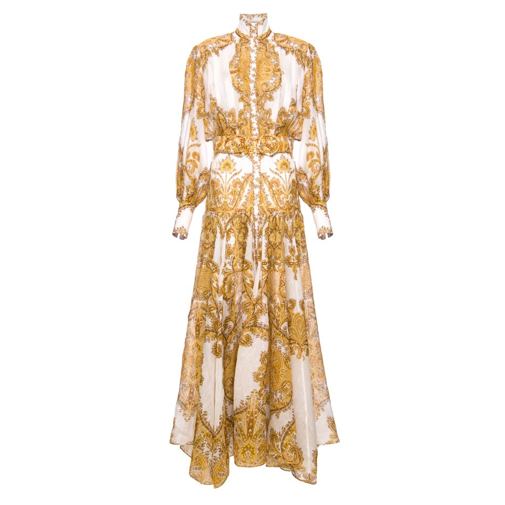 Vestido Zippy Billow Zmmermann