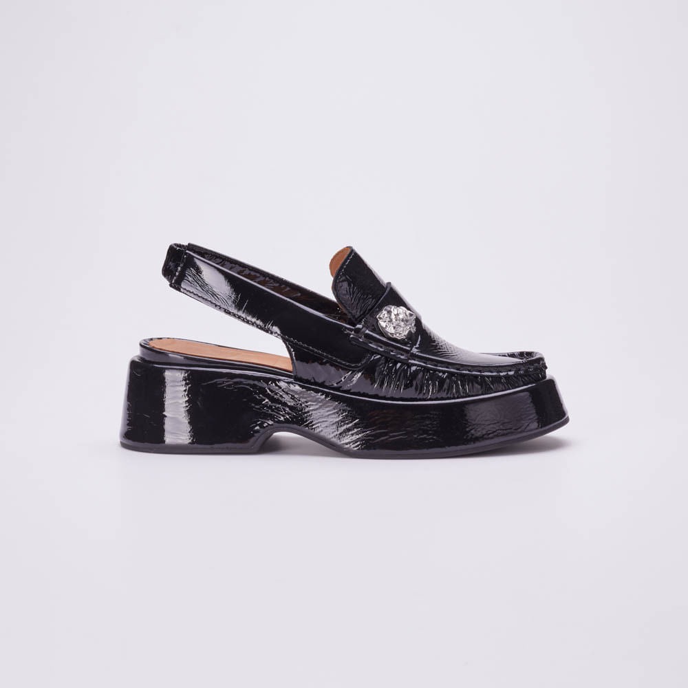 Sapato Slingback Mocassim Ganni