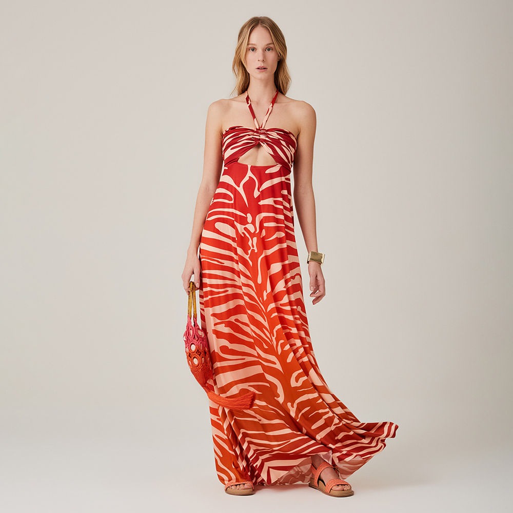 Vestido Olivia Jersey Omma Estampado
