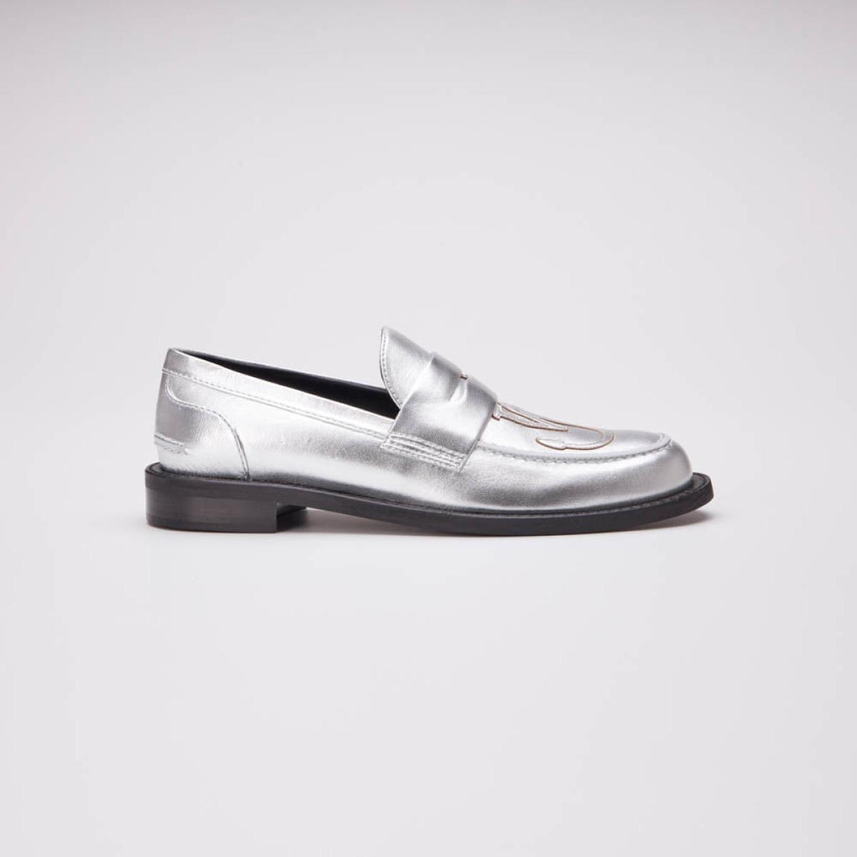 Sapato Mocassim Logo Jw Anderson