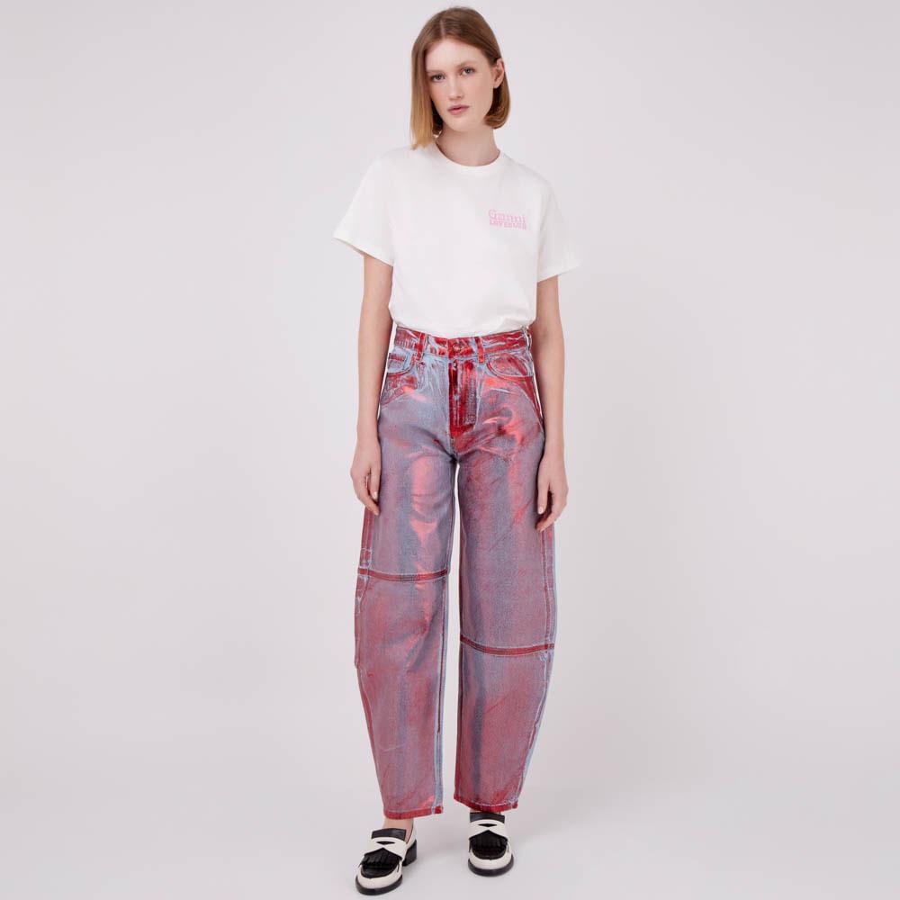 Calça Jeans Foil Ganni