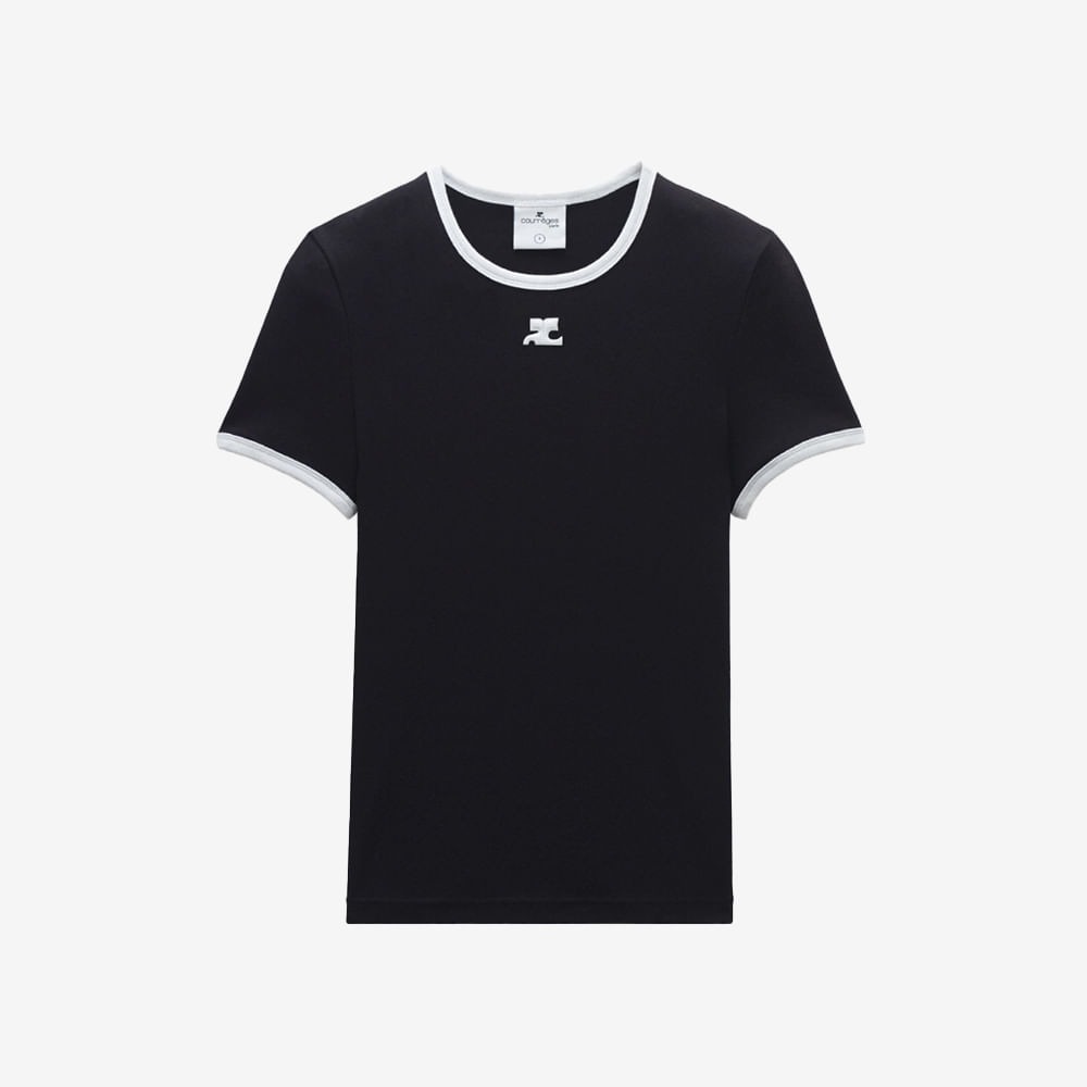 Camiseta Contraste Reedition Courrèges