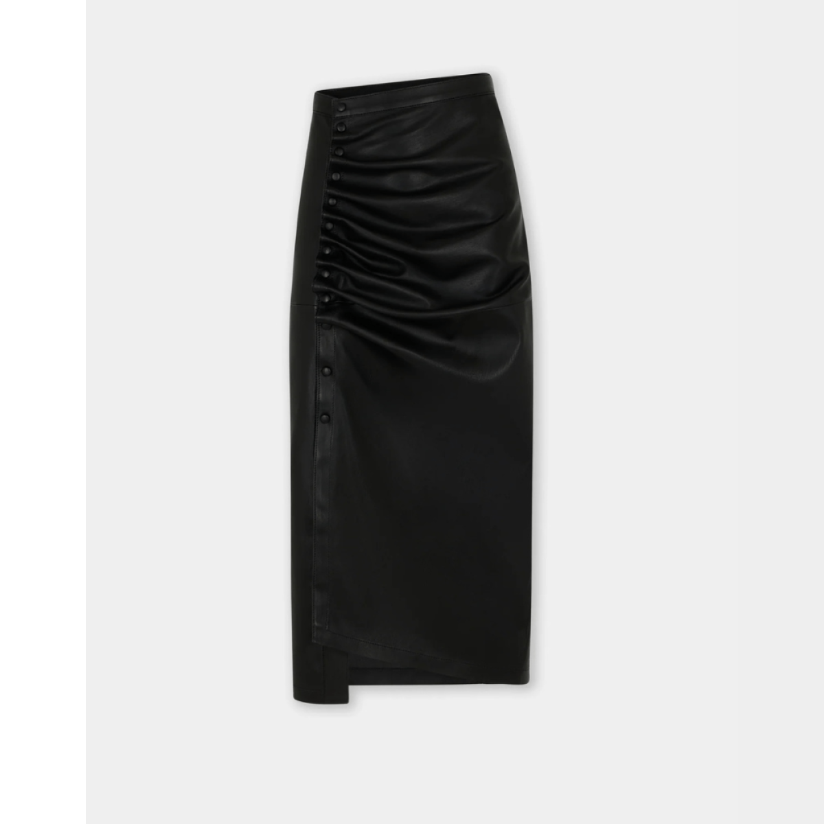 Saia Franzida Midi Rabanne