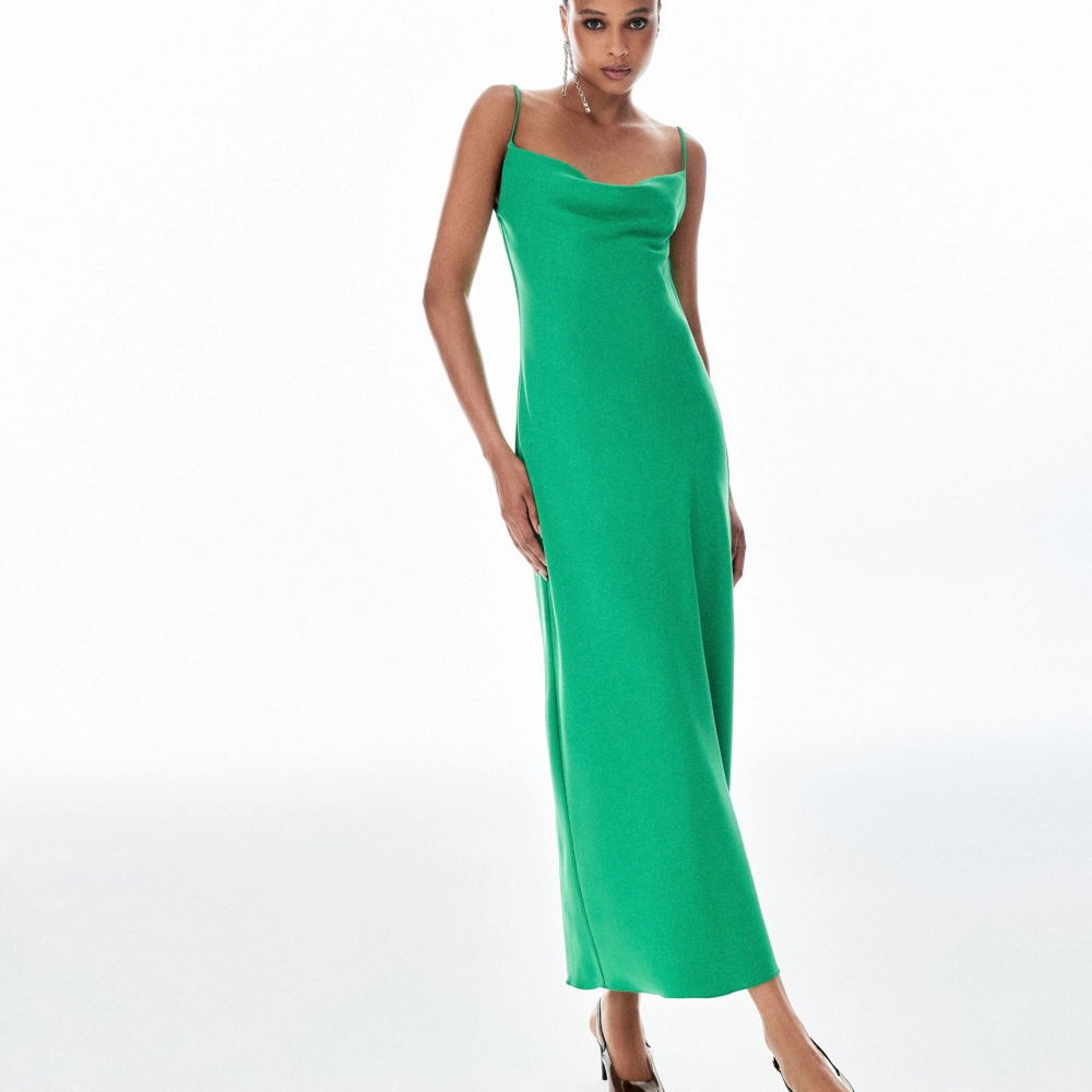 Vestido Crepe Fluid Ale