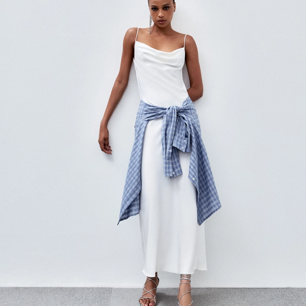 Vestido Crepe Fluid Ale