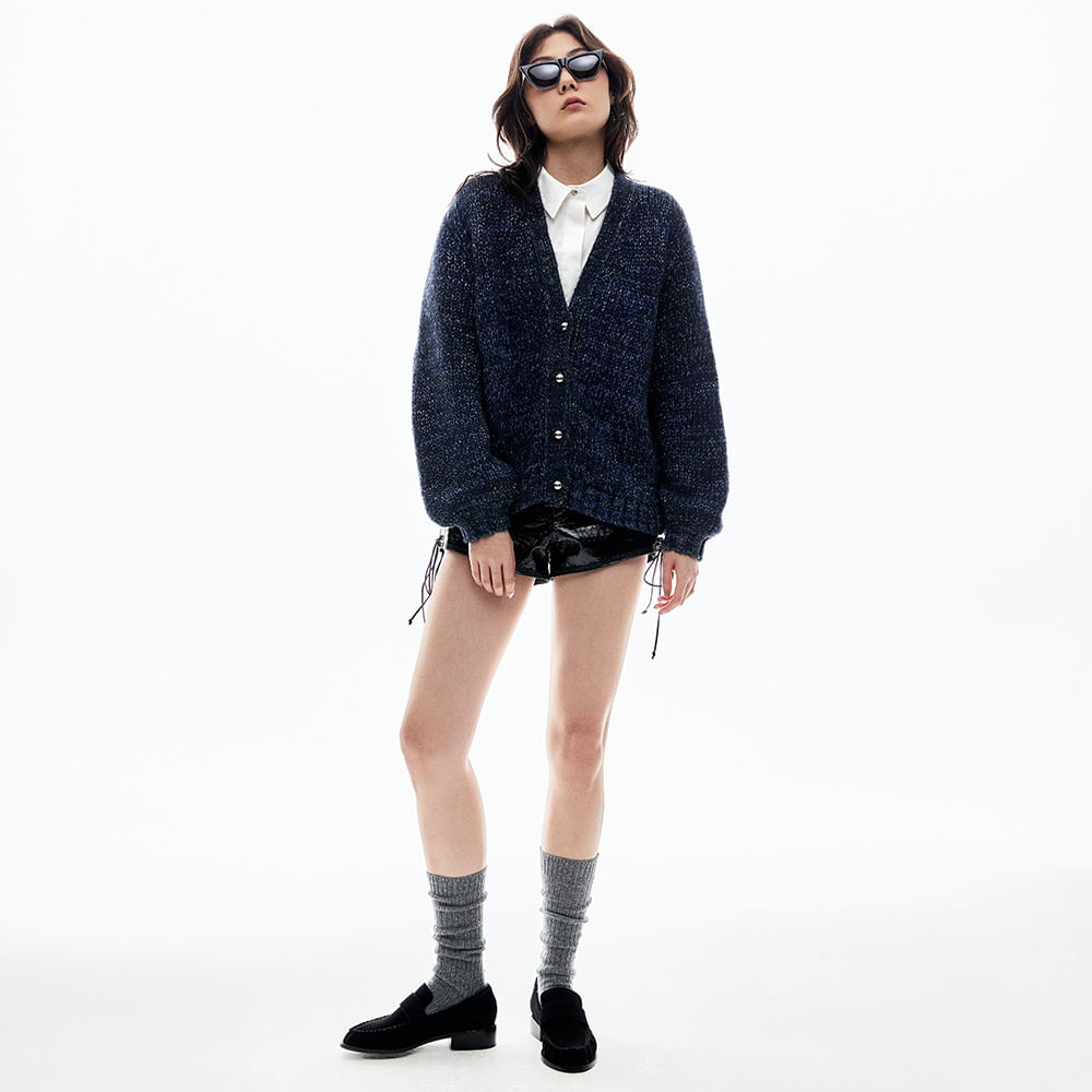 Cardigan Lurex Flame Leah