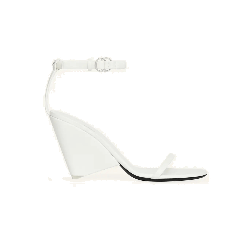 Sandália Oblique Leather Courrèges