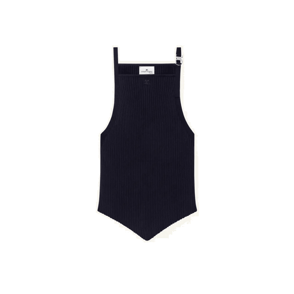 Top Pointy Buckle Rib Knit Courrèges