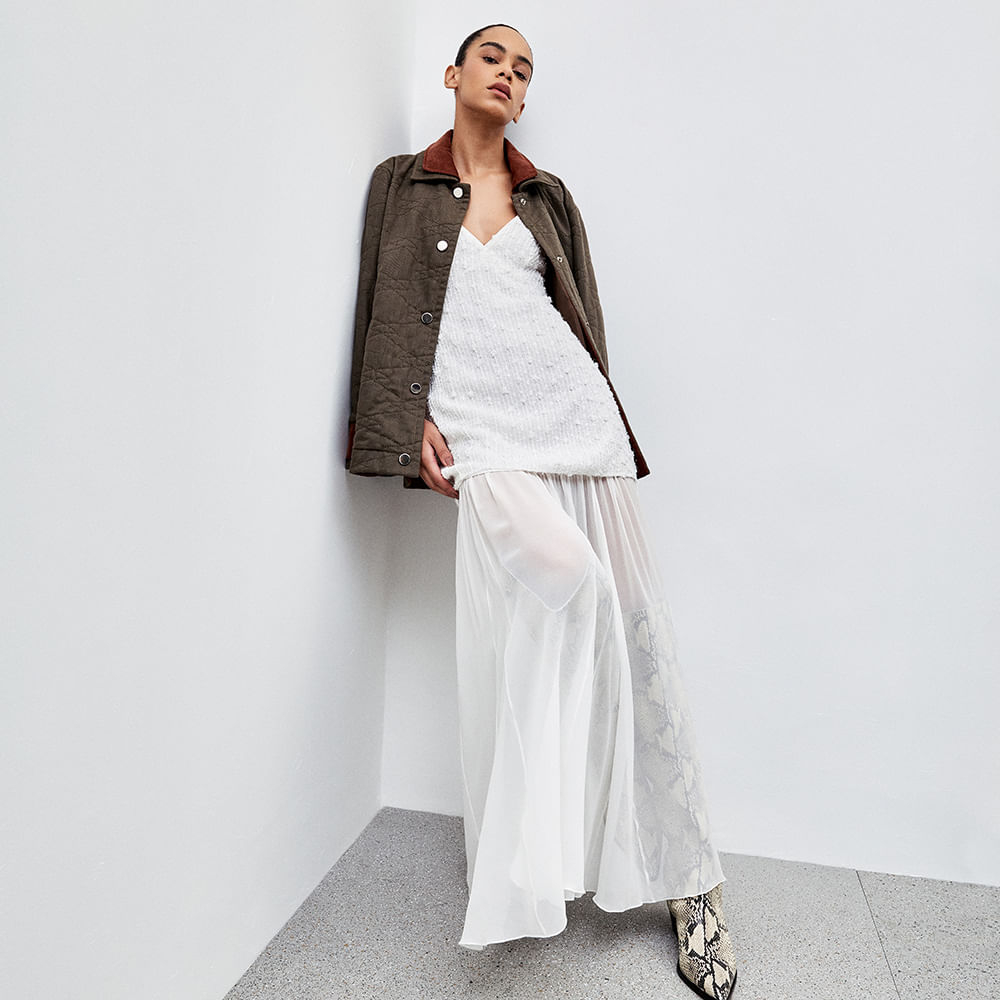 Vestido Chenille Cordone Celine