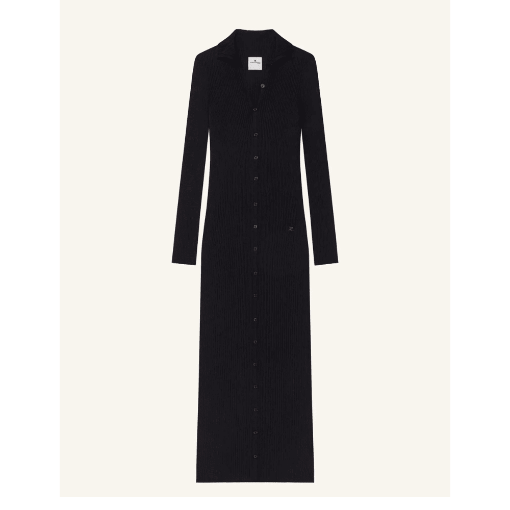 Vestido Longo Light Rib Cardigan Courrèges