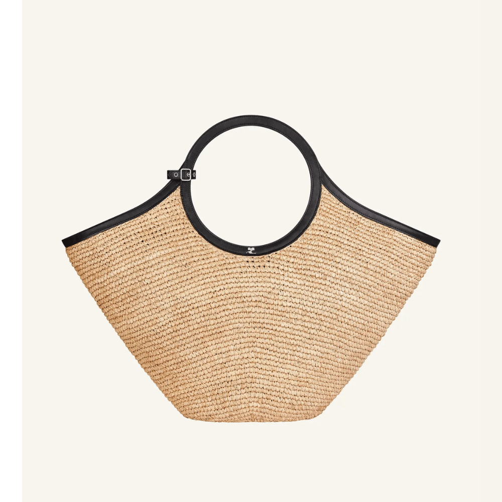 Bolsa Maxi Holy Raphia Courrèges