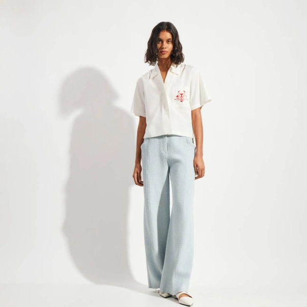 Calça Bouclé Denim Kelsey (ref b067)