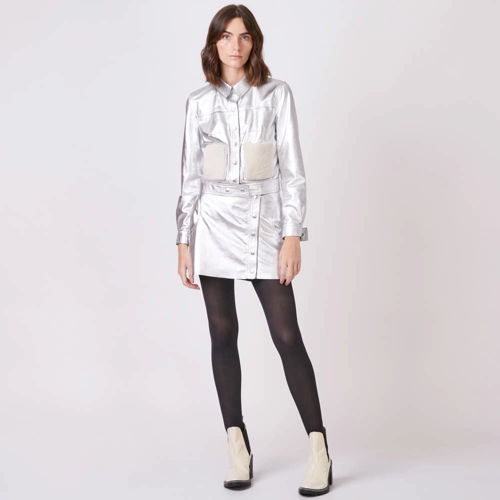 Saia Shorts Metalico Ava