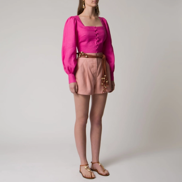 Shorts Linho Wash Mia