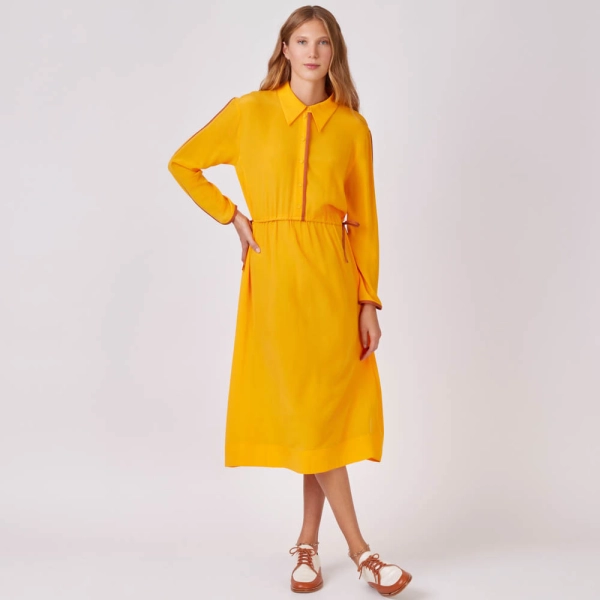 Vestido Crepe de Seda Claudia (ref 5fef)