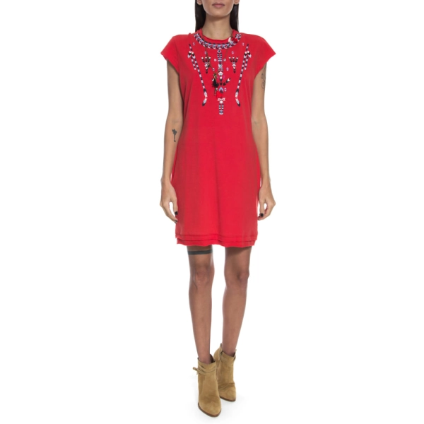 Vestido Flame Bordado Mia Talienk